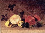 Mount, Evelina Roses and Pansies Germany oil painting reproduction